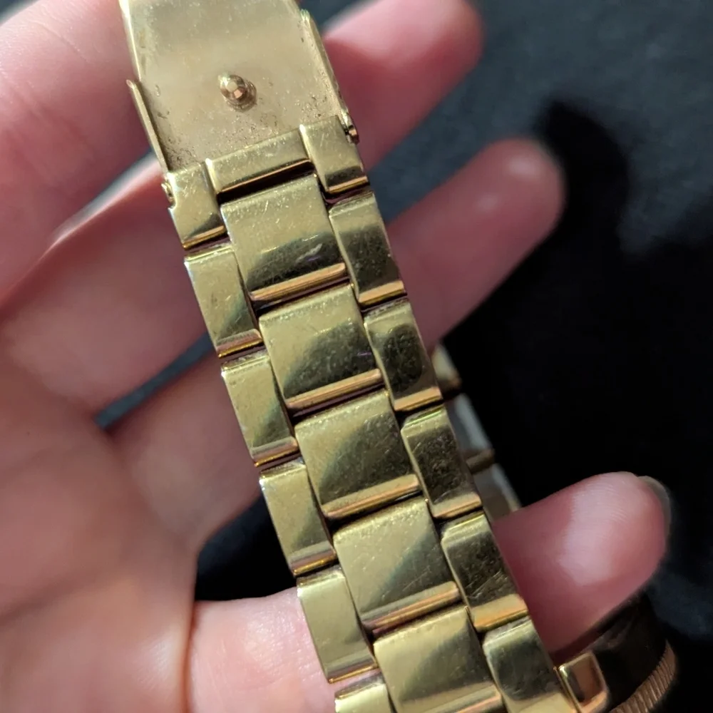 Fossil Gold Tone ES3686 Champagne Dial Stainless Steel 39mm Watch